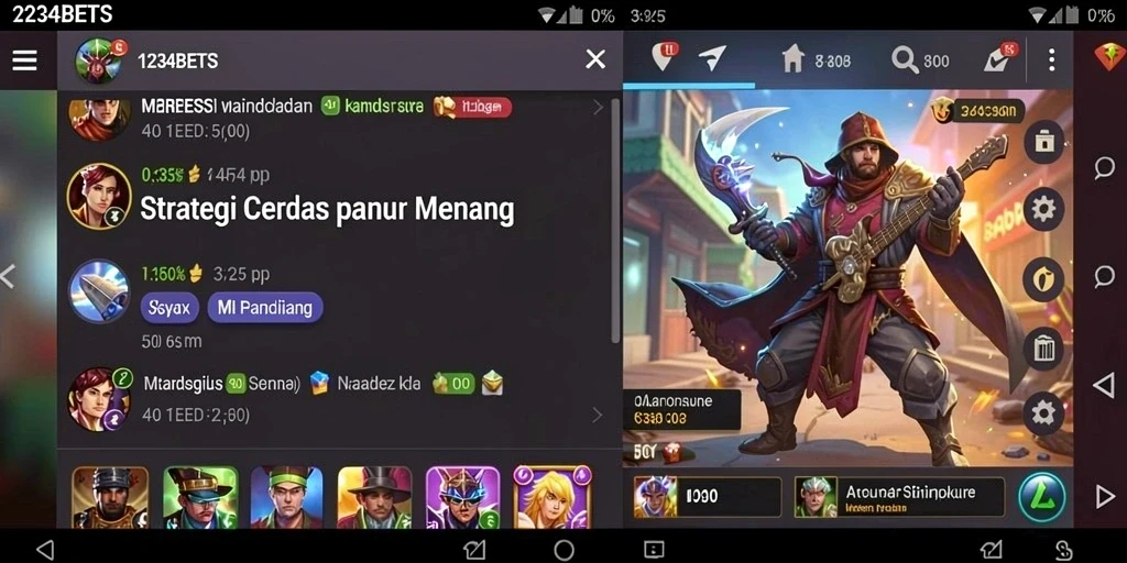 Tampilan gameplay strategis dari 1234BETS yang mendebarkan.