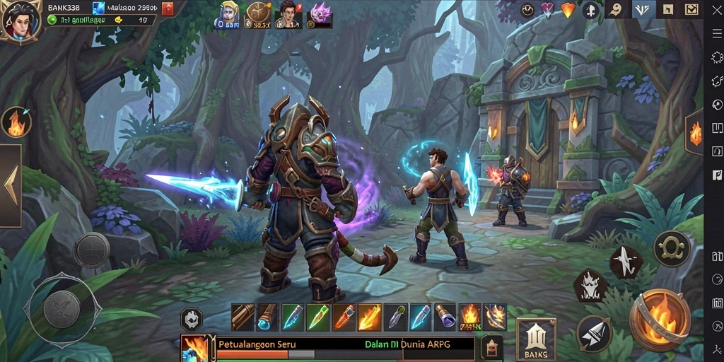 Gameplay seru BANK338 dalam dunia ARPG penuh tantangan.