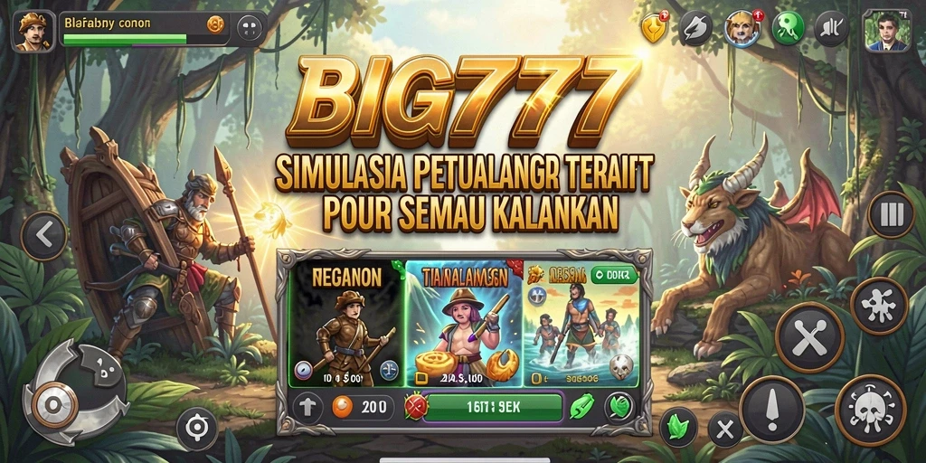 Tampilan menarik dari gameplay simulasi BIG777 dengan grafis yang memukau.