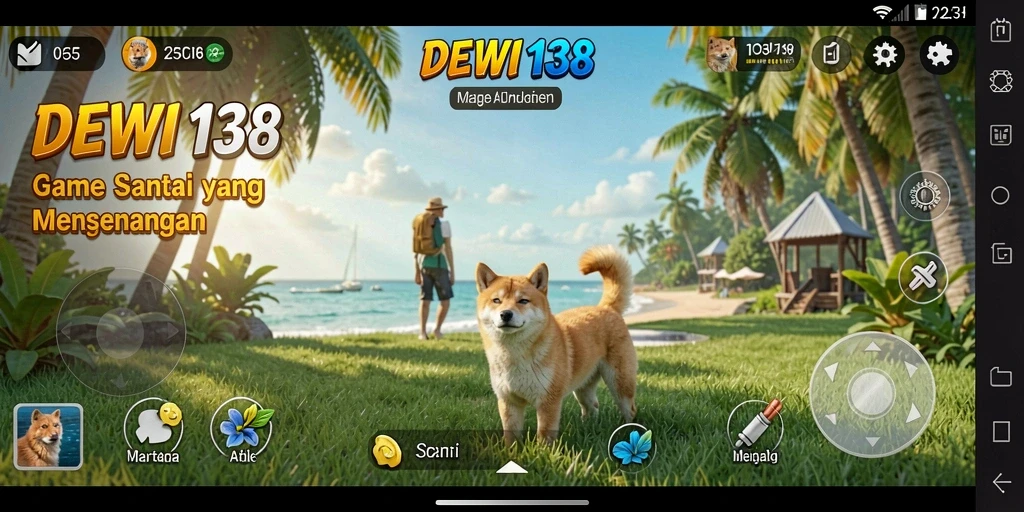 Gameplay DEWI138 yang santai dan menarik dicerminkan dalam screenshot ini.