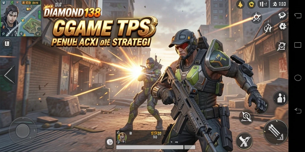 Tampilan gameplay seru DIAMOND138 dengan aksi tembak-menembak yang intens.