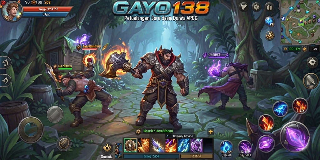 Tampilan gameplay ARPG yang memukau di GAYO138.