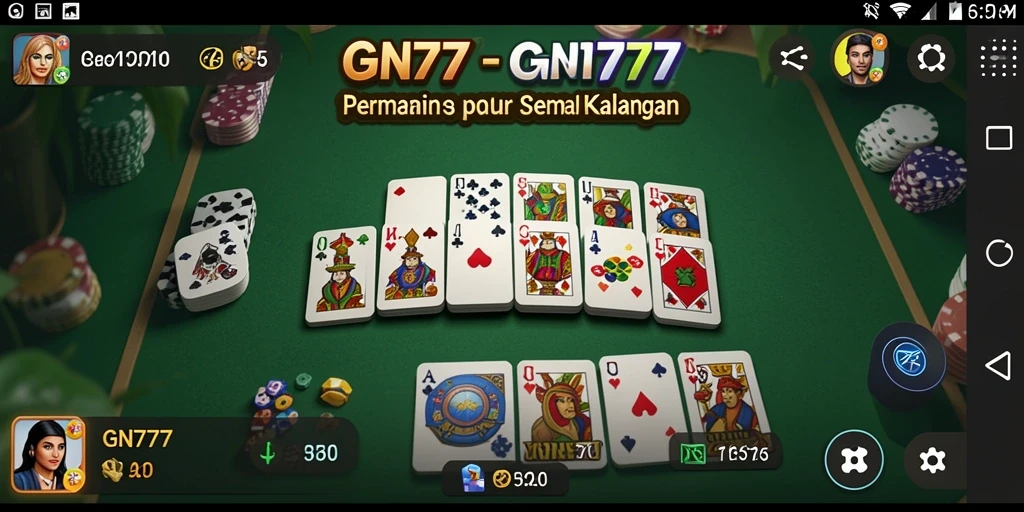 Screenshot gameplay GN777 yang menampilkan keseruan bermain Domino.