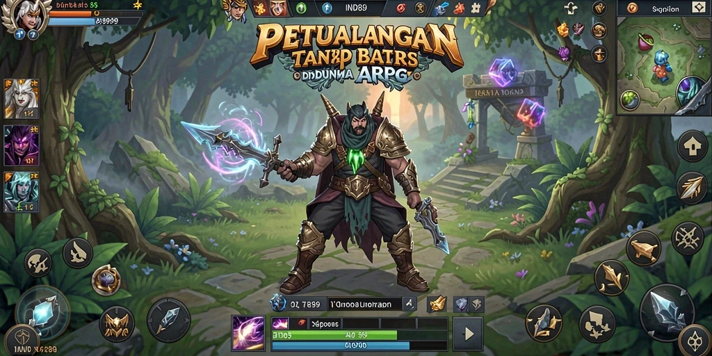Tampilan menarik dari gameplay ARPG IND89 yang dinamis dan penuh aksi.