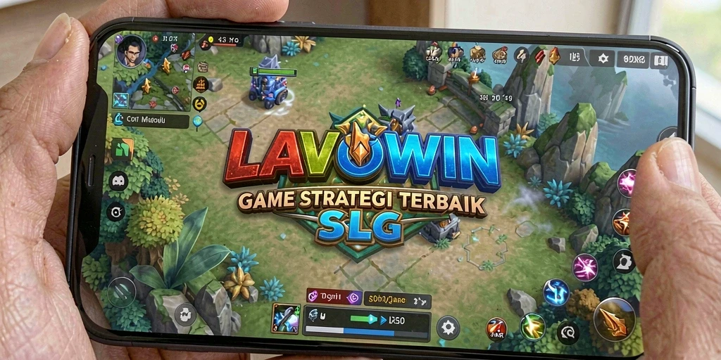 Tampilan gameplay menarik di LAVOWIN yang menggambarkan pertarungan strategi.