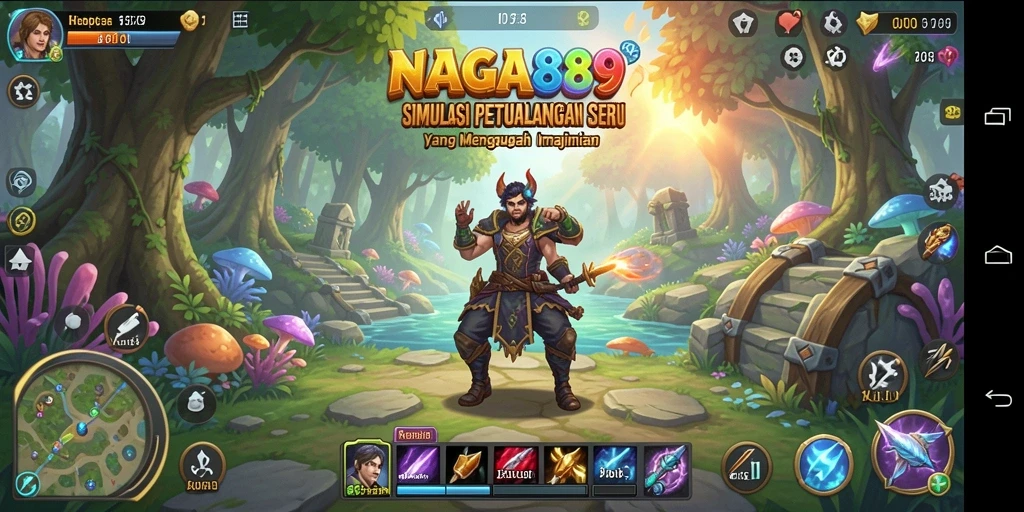 Tampilan menarik dari gameplay <strong>NAGA889</strong> dalam sesi simulasi yang penuh warna.