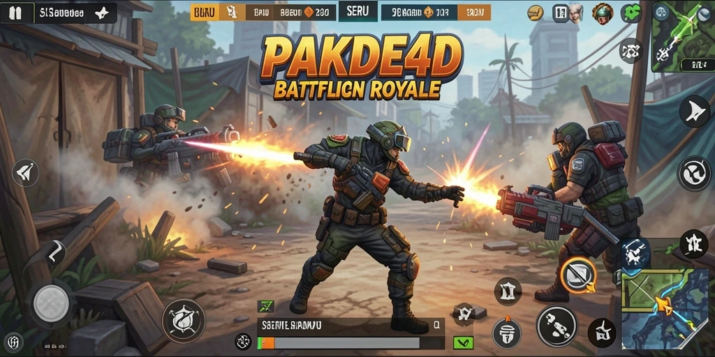 Tangkapan layar dari gameplay seru dalam PAKDE4D