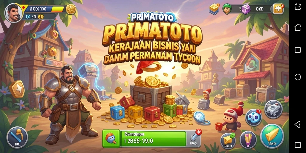 Tampilan gameplay PRIMATOTO yang menarik dan interaktif.