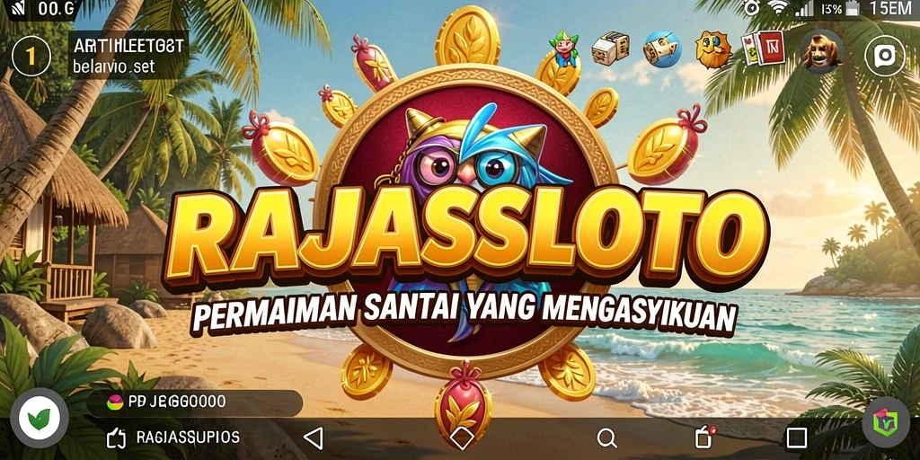 Tampilan gameplay seru dari RAJASLOTO yang memikat.