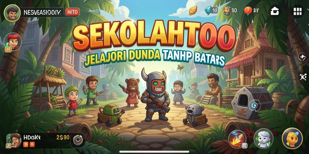 Tampilan gameplay menarik dalam dunia Open World yang luas.