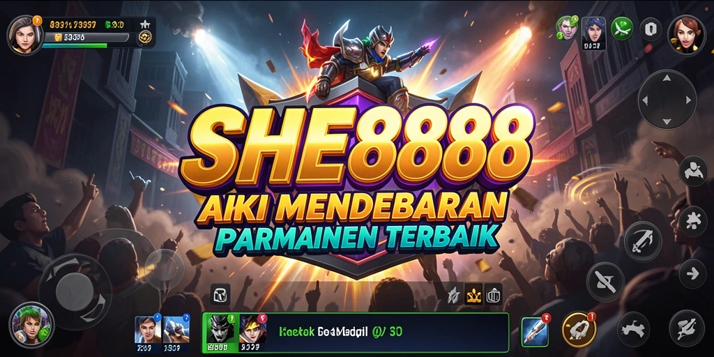 Tampilan gameplay yang mendebarkan dalam SHE888.
