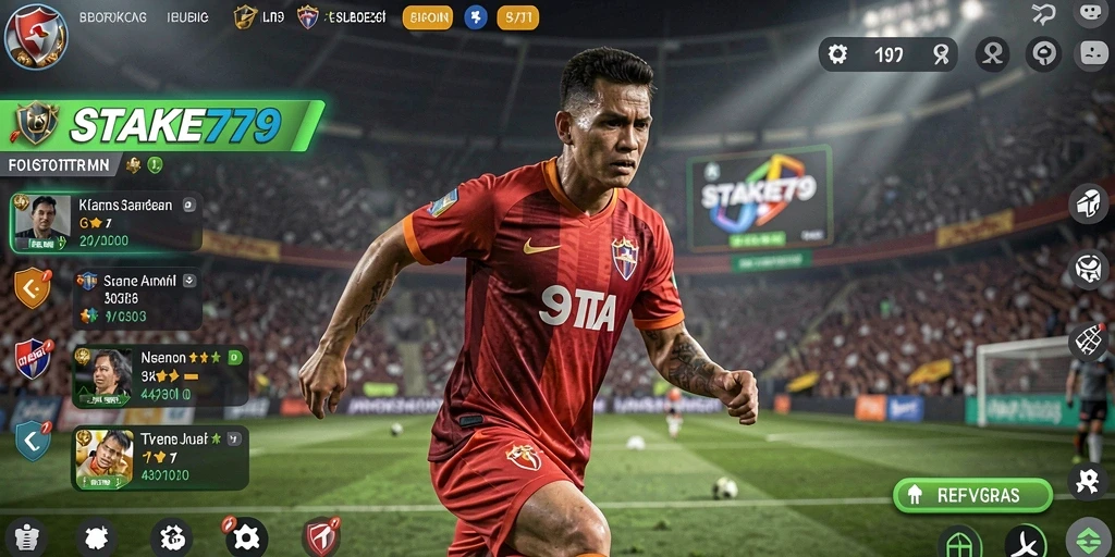 Tampilan menarik dari antarmuka taruhan <strong>STAKE779</strong> yang interaktif.