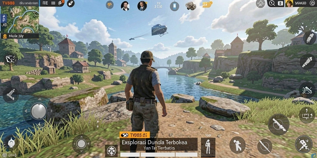 Gameplay menakjubkan di dunia Open World TV888.