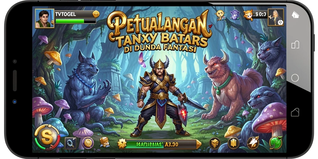 Screenshot gameplay dari TVTOGEL, menampilkan aksi petualangan yang seru.